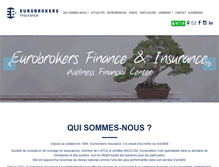 Tablet Screenshot of eurobrokers-insurance.be